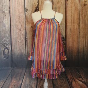 Stripe sheer Dress